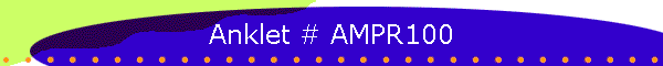 Anklet # AMPR100